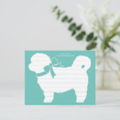 Carte De Remerciements Chien Chien Chien Chien Chien Chien Chien Chien Ch (Debout devant)