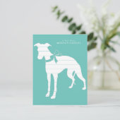 Carte De Remerciements Chien Chien Chien Chien Chien Puppy (Debout devant)