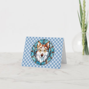 Carte De Remerciements Chien sibérien Husky Sibérien