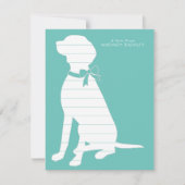 Carte De Remerciements Chien Vizsla Chien Chien Chien Chien Chien Chien C (Devant)