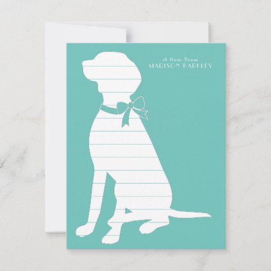 Carte De Remerciements Chien Vizsla Chien Chien Chien Chien Chien Chien C (Devant)