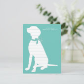 Carte De Remerciements Chien Vizsla Chien Chien Chien Chien Chien Chien C (Debout devant)