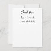 Carte De Remerciements Chihuahua (Dos)