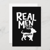 Carte De Remerciements Chihuahua (Devant / Derrière)