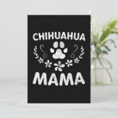 Carte De Remerciements Chihuahua Mama (Debout devant)