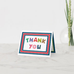 Carte De Remerciements Child's fill in the blank thank you note