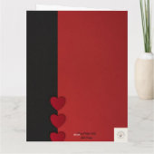 Carte De Remerciements Chinese Love Card (Dos)