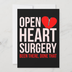 Carte De Remerciements Chirurgie cardiaque ouverte Sensibilisation aux ma