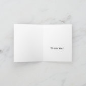 Carte De Remerciements Chou Husky dans l'Halloween Casquette d'une sorciè (Intérieur)