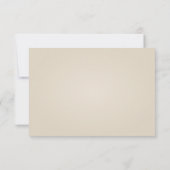 Carte De Remerciements Chouette bleu moderne rustique sur branche d'arbre (Dos)