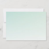 Carte De Remerciements Chouette mignonne dans un haut-de-forme vert (Dos)