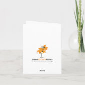 Carte De Remerciements Christening/Carte de remerciements baptismale (Dos)