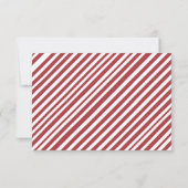 Carte De Remerciements Christmas Baby Shower (Dos)