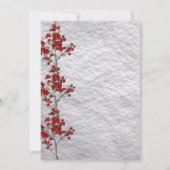 Carte De Remerciements Christmas Card With a Smiling and Happy Baby. (Dos)