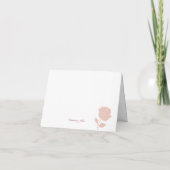 Carte De Remerciements Christmas silent night card (Dos)