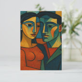 Carte De Remerciements Chuchotement d'amour (Debout devant)