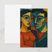 Carte De Remerciements Chuchotement d'amour (Devant / Derrière)