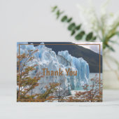 Carte De Remerciements Chute au glacier Perito Moreno, Argentine (Debout devant)