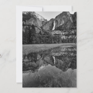 Carte De Remerciements Chute supérieure de Yosemite vue panoramique