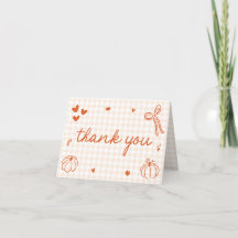 Chute Whimsical Un Petit Baby shower Citrouille