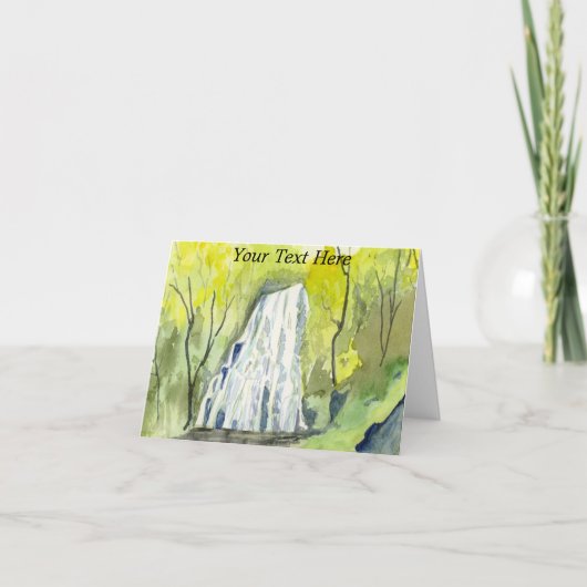 Carte De Remerciements Chutes de crabtree (Devant)