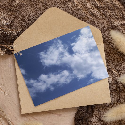 Carte De Remerciements Ciel