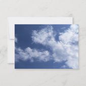 Carte De Remerciements Ciel (Devant)