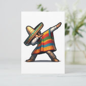 Carte De Remerciements Cinco de Mayo Man (Debout devant)