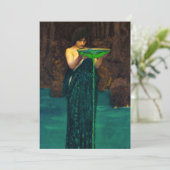 Carte De Remerciements Circe Invidiosa par John William Waterhouse (Debout devant)