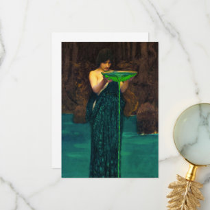 Carte De Remerciements Circe Invidiosa par John William Waterhouse