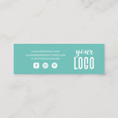 Carte de remerciements circulaire de commande pers (Dos)