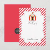 Carte de remerciements Circus Tent (Devant / Derrière)