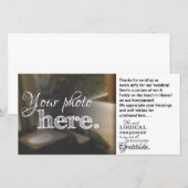 Carte De Remerciements Citation de gratitude Bénédiction inspirante Manda (Devant / Derrière)