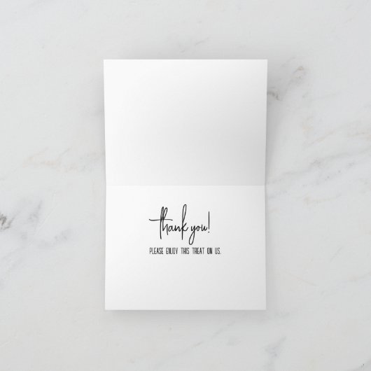 Carte De Remerciements Citron  (Intérieur)