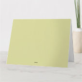 Carte De Remerciements Citrons jaunes modernes et feuillages verts Photo (Dos)