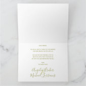 Carte De Remerciements Citrons jaunes modernes et feuillages verts Photo (Intérieur)