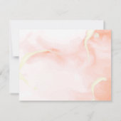 Carte De Remerciements Citrouille romantique Automne quitte Mariage de au (Dos)