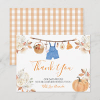 Citrouille Vêtements d'automne Baby shower d'autom