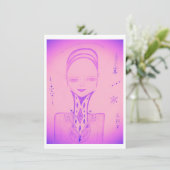 Carte De Remerciements Clarissa (Debout devant)