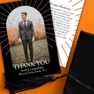 Carte De Remerciements Classe Arched Photo