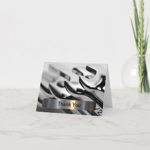 Carte De Remerciements Classe Automotive Business Thank You Cards