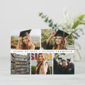 Carte De Remerciements Classe simple de 2025 Graduation Photo (Debout devant)