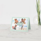 Carte De Remerciements Classic Book Plate 4 Multi Photo Mariage élégant (Devant)