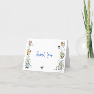 Carte De Remerciements Classic Pierre le Baby shower lapin
