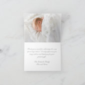 Carte De Remerciements Classic Stripes (Intérieur)