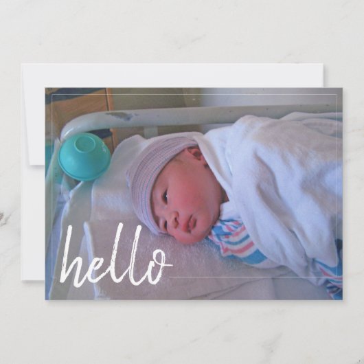 Carte de remerciements classique (Devant)