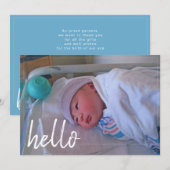 Carte de remerciements classique (Devant / Derrière)