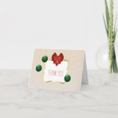 Carte De Remerciements Classy and customizable striped pattern (Devant)