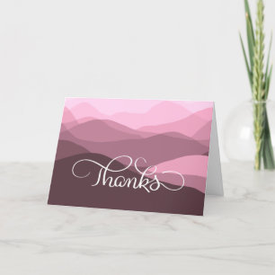 Carte De Remerciements Classy Nature Inspecred Business Thank You Cards