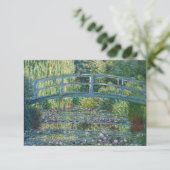 Carte De Remerciements Claude Monet - Eau Lily étang, Harmonie verte (Debout devant)